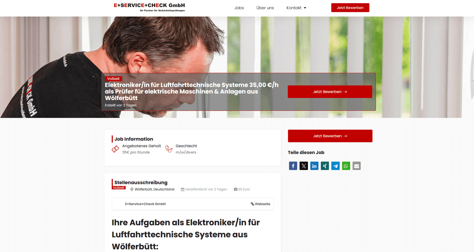 Erstellung Jobportal